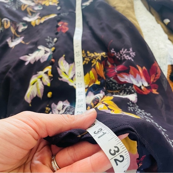 Madewell Lilyblossom Button-Front Dress in Blooming Oasis - Picture 14 of 16